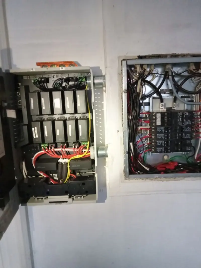 Electrical panel upgrade completed for Indoor Lighting Installation in Olean